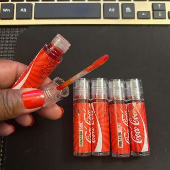 (5) Red Lip Stain Liquid Matte Lipstick - Picture 2 of 2